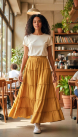 Thaise strokenrok / Geel