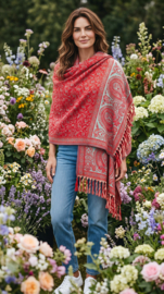 Luxe Sjaal / Omslagdoek / Grand Foulard - Yak Wol (nr. 1)