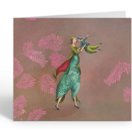 Dubbele wenskaart - Gaelle Boissonnard - QB25142 - VOLTIGES