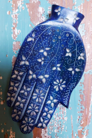 Wierookbrander Hamsa Hand - blauw