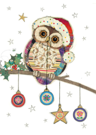 GC003 Owl Baubles - Bug Art kerst