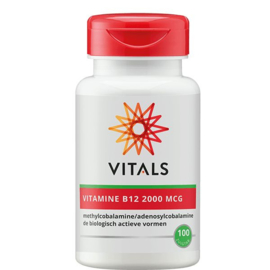 Vitamine B12 2000 mcg - 100 zuigtabletten