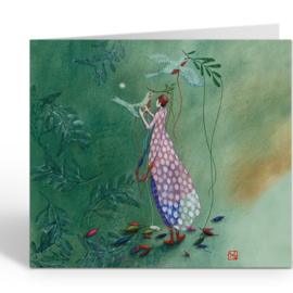 Dubbele wenskaart - Gaelle Boissonnard - QB23904 - BRODEUSE