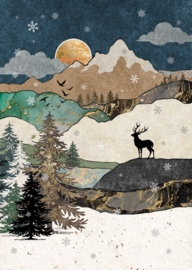 KC002 Mountain Stag - Bug Art kerst