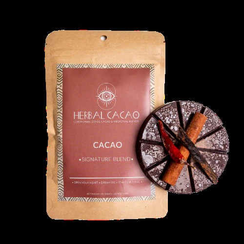 HERBAL CACAO - Ceremoniële Cacao 100 gram - Signature Blend Cacao
