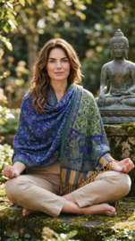 Luxe Sjaal / Omslagdoek / Grand Foulard - Yak Wol (nr. 5)
