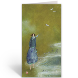 Dubbele wenskaart - Gaelle Boissonnard - QB25144 - UN MATIN