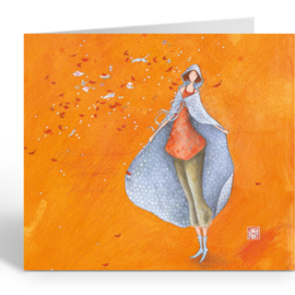 Dubbele wenskaart - Gaelle Boissonnard - QB20016 - L'AUTOMNE