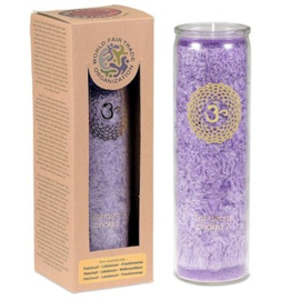 Geurkaars stearine 7e chakra 100 uur - Sahasrara