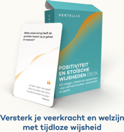 Positiviteit en Stoïsche Wijsheden Deck - 60 kaarten - Vertellis