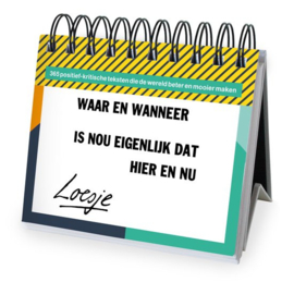 365 dagen cadeauboek: Loesje  - Tafelstaander