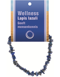 Edelsteen splitarmband lapis lazuli