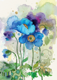 B052 Blue Poppies - BugArt