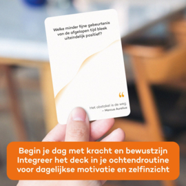 Positiviteit en Stoïsche Wijsheden Deck - 60 kaarten - Vertellis