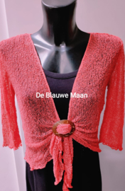 Ikat vestje - nr 008 - coral