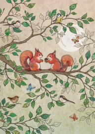 D195 Two Squirrils - Bug Art