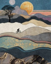 K011 Hill Cyclist - Bug Art