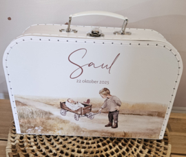 Koffertje met Geboortekaartje