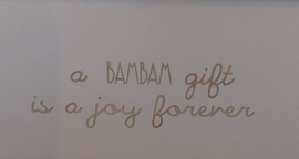 BamBam  giftbox memory grijs met inkpad kit