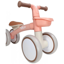 Tryco loopfiets Luna Pink met naam