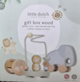 Little Dutch HOUTEN giftset Safari (met naam)