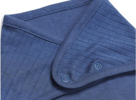 ''Jollein'' slab bandana Basic Jeans Blue - 2 stuks (met naam)