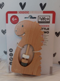 ''Tryco'' houten DINO rammelaar