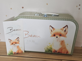 Koffertje met Geboortekaartje