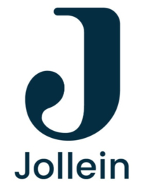''Jollein'' badstof badponcho - jeans blue (met naam)