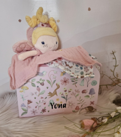 Little Dutch koffertje met knuffeldoekje Fairy MILA (met naam)