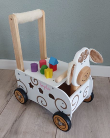 Loop- duwwagen schaap met naam I'm Toy (3 in 1)