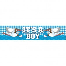 Foliebanner It's a boy ooievaar 260x19cm