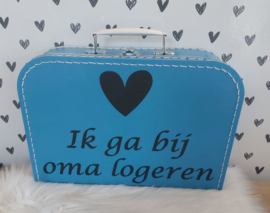 Koffertje ''ik ga bij oma logeren''