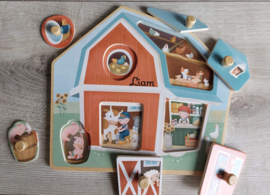 Little Dutch puzzel  ''Little Farm'' (met naam)