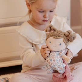 Little Dutch knuffelpop  Rosa in mandje (met naam)