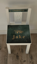 Stoeltje met naam Cheetah