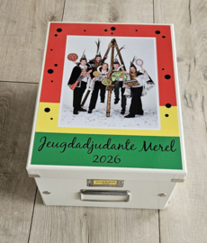 Bewaar-, herinneringsdoos Carnaval Adjudant(e)