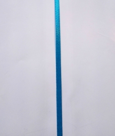 Satijnen lint aqua blauw