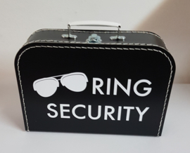 Ring Security koffertje - Koffertje Ring Beveiliger bruiloft