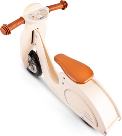 Scooter met naam New Classic World- beige