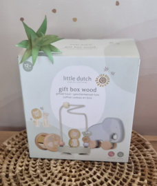Little Dutch HOUTEN giftset Safari (met naam)