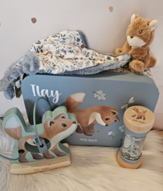 Little Dutch extra groot gevuld koffertje  B Forest Friends  (met naam)