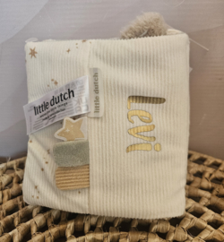 Little Dutch buggyboekje 'New born Naturals''  met naam
