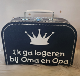 Koffertje ''ik ga logeren bij oma en opa''