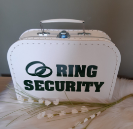 Ring Security koffertje div kleuren - Koffertje Ring Beveiliger bruiloft