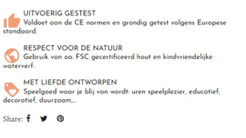 "Label Label'' houten nummer stapelaar blauw (met naam)