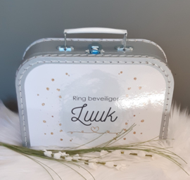 Ring Security koffertje met naam - Koffertje Ring Beveiliger bruiloft (met naam)