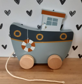 Little Dutch  ''Sailors Bay''  houten trekboot met naam