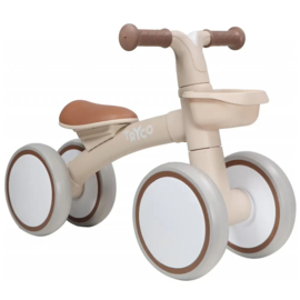 Tryco loopfiets Luna Beige met naam