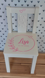 Stoeltje met naam Circle of Love